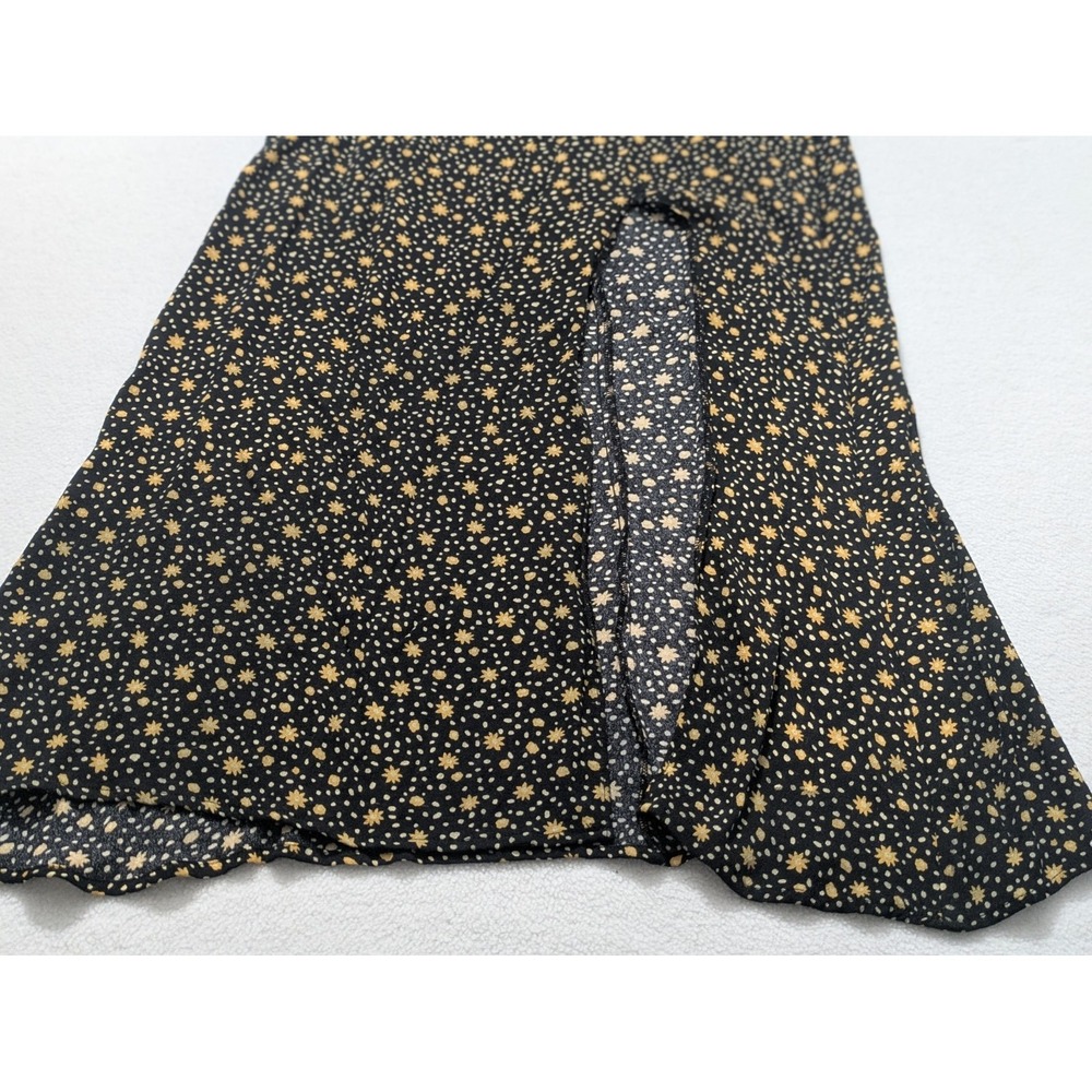 Reformation Slip Dress Crimini Midi Posie Ditsy Floral Black Size 4 Pullover - Picture 7 of 12